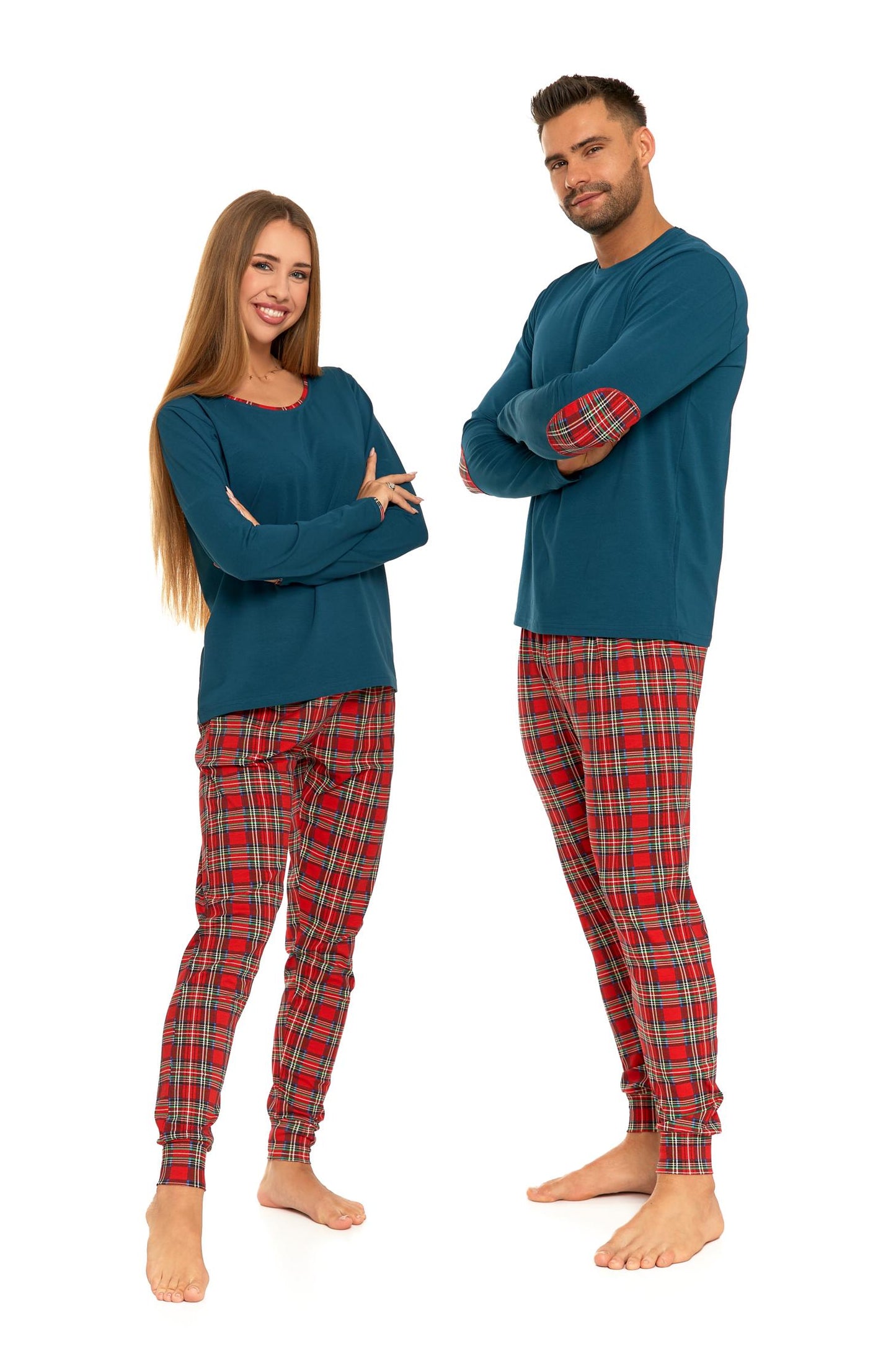 Pijama cu carouri de bărbat