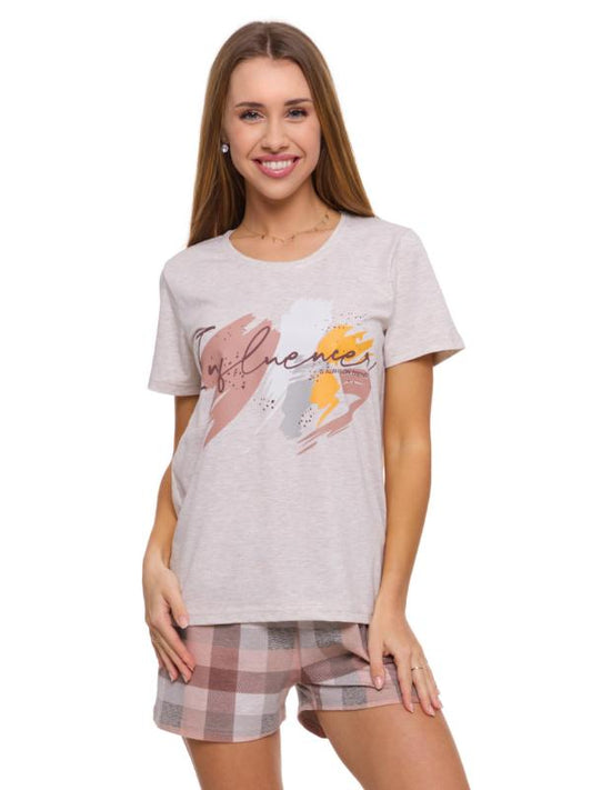 Pijama cu mâneca scurtă "Influencer"