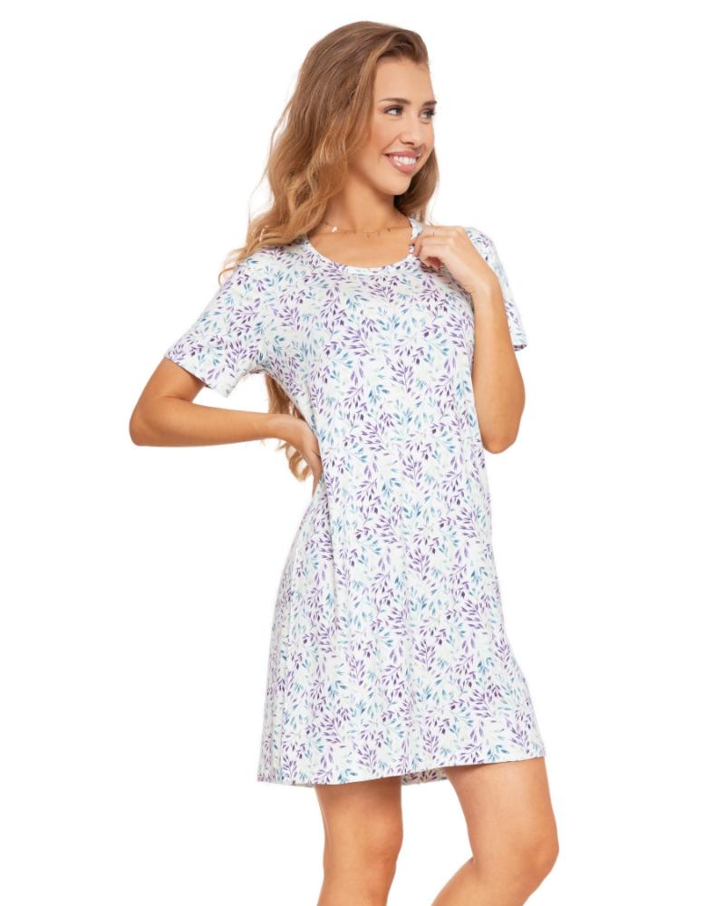 Camasa de noapte plus size din vascoza