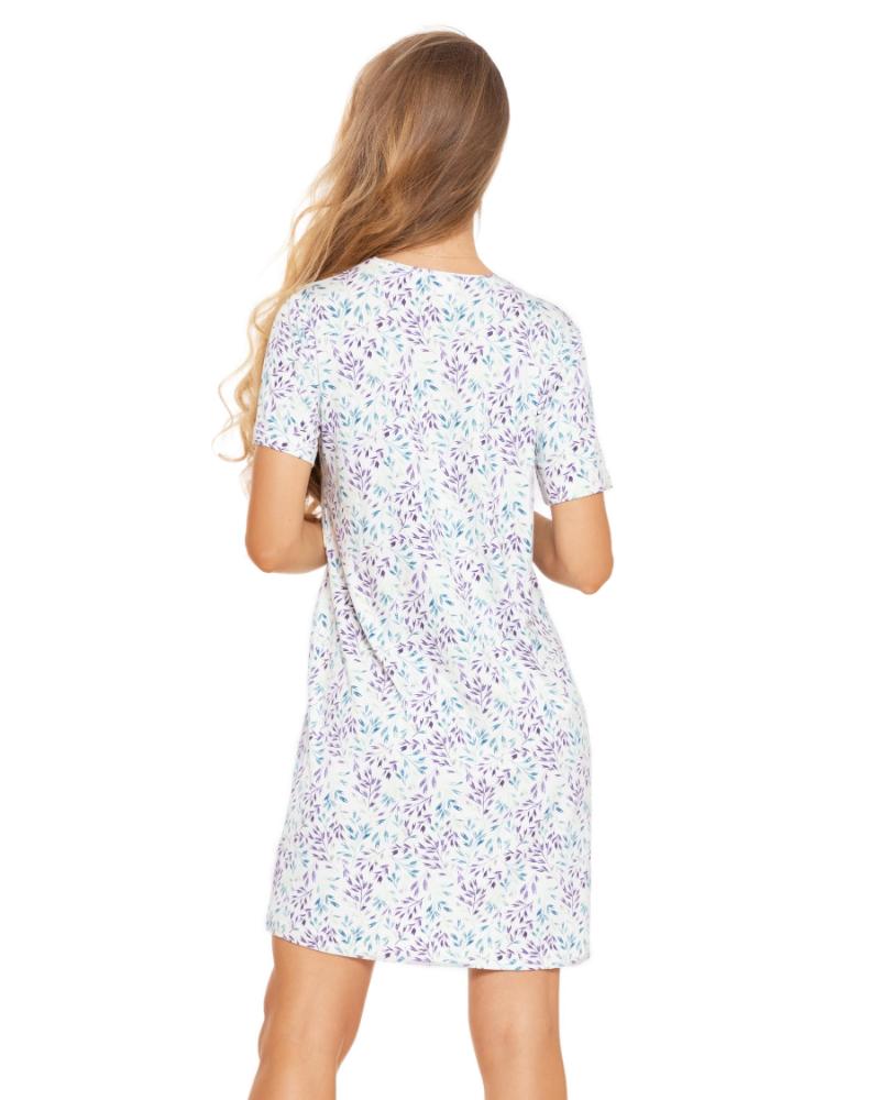 Camasa de noapte plus size din vascoza