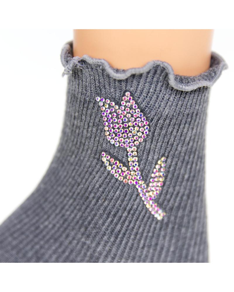 Sosete strasuri floare