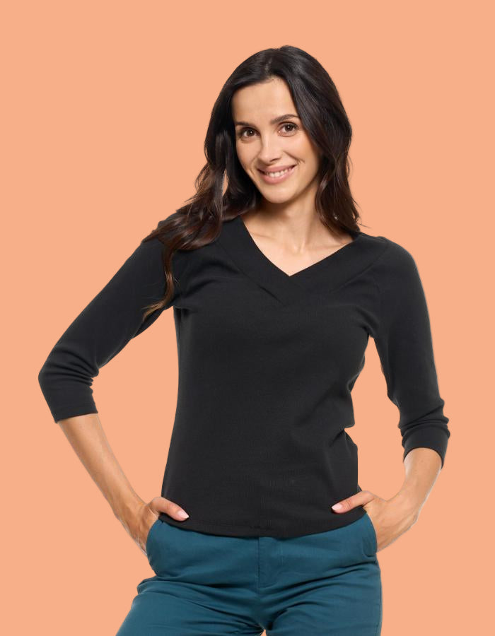 O bluza clasică din bumbac