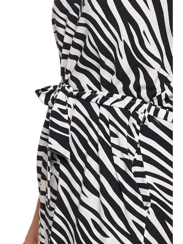 Rochie din viscoza cu cordon