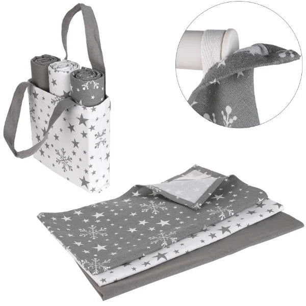 Set prosoape de bucatarie”Gri”