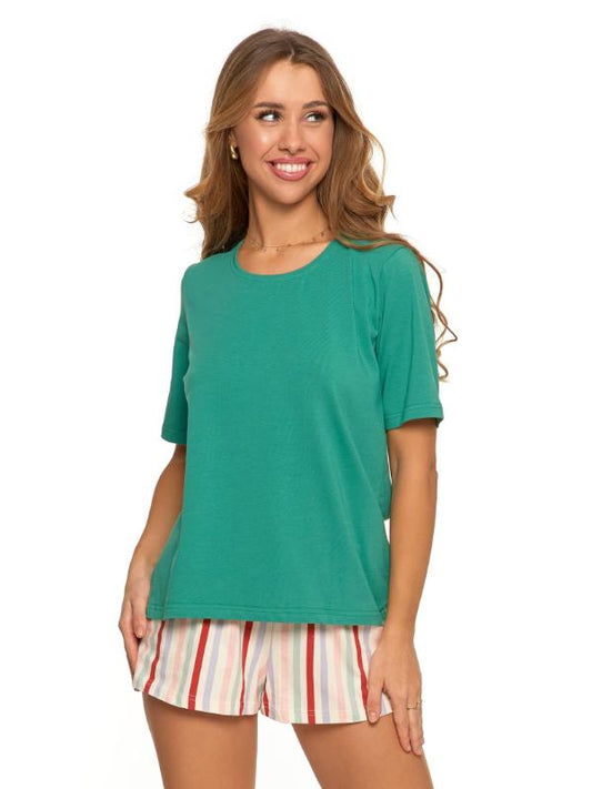 Pijama bumbac cu dungi