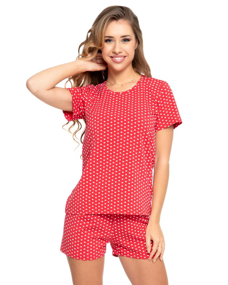 Pijama cu maneca scurta si pantalon scurt