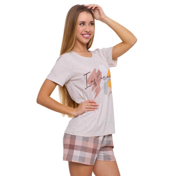 Pijama cu mâneca scurtă "Influencer"