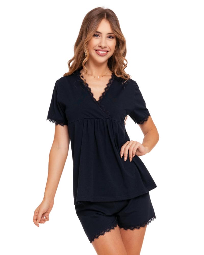 Compleu din bumbac cu dantela