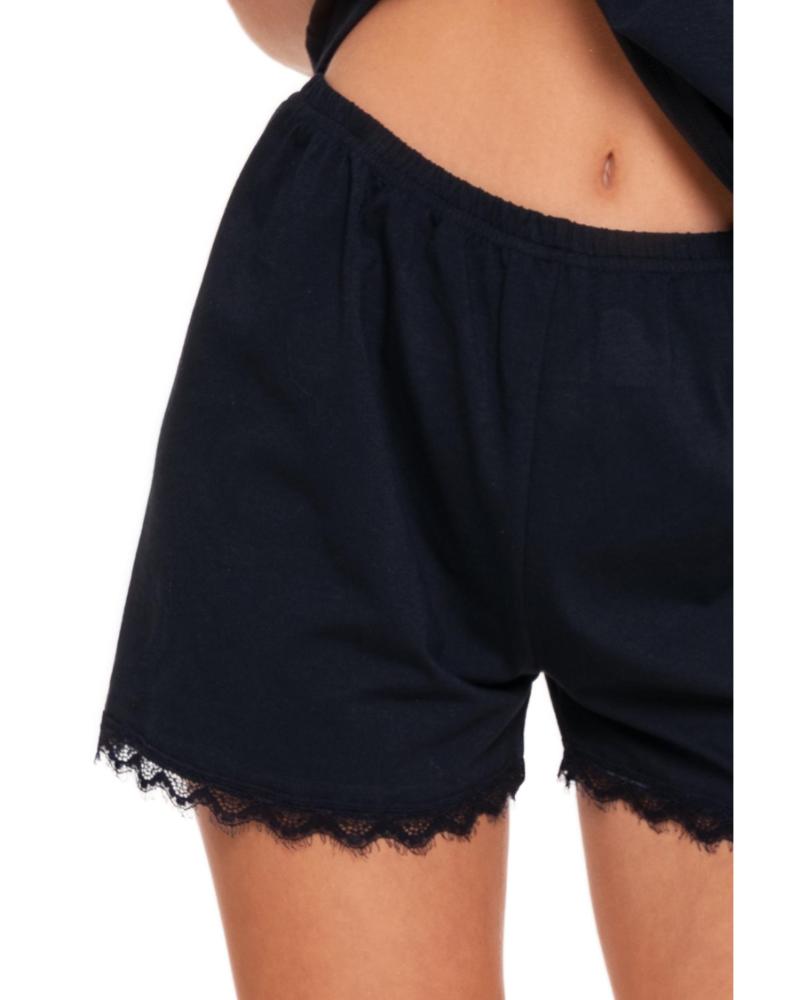 Compleu din bumbac cu dantela