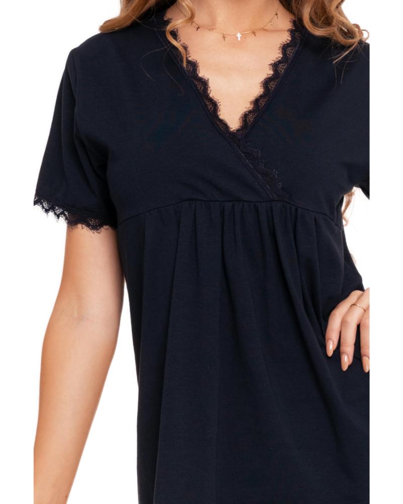 Compleu din bumbac cu dantela