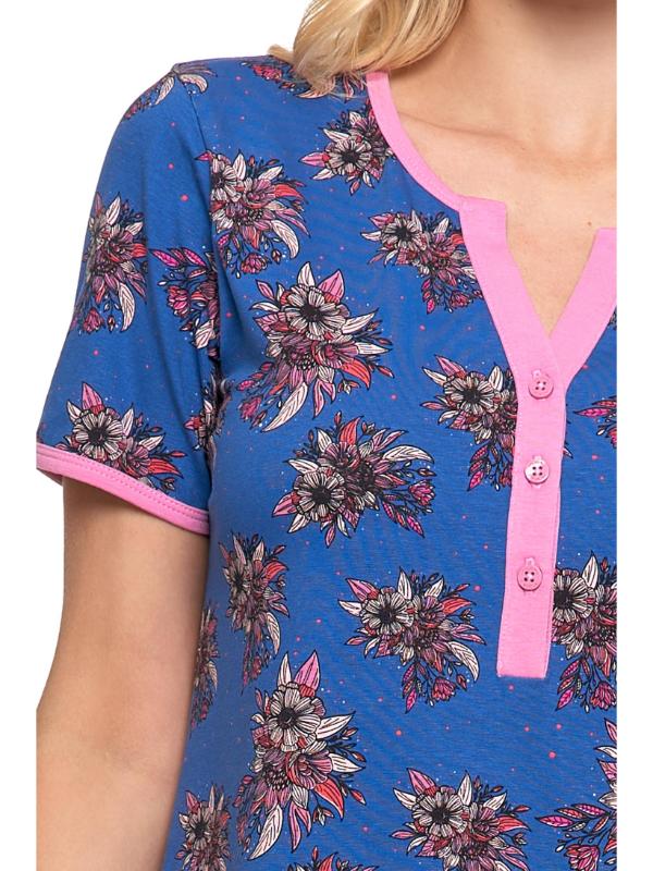 Cămașa de noapte plus size din bumbac