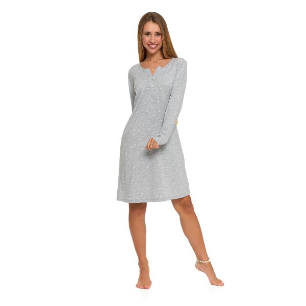 Cămașa de noapte cu mâneca lungă