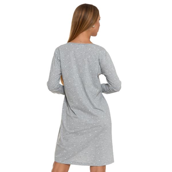 Cămașa de noapte cu mâneca lungă