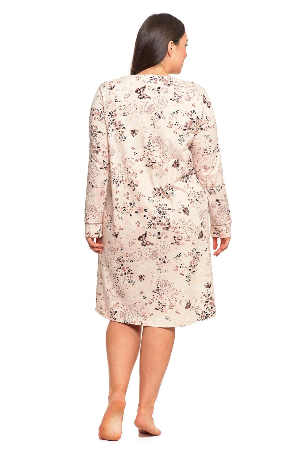 Cămașa de noapte cu print floral