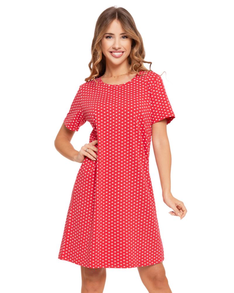 Cămasa de noapte cu maneca scurta