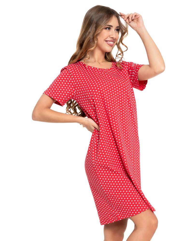 Cămasa de noapte cu maneca scurta