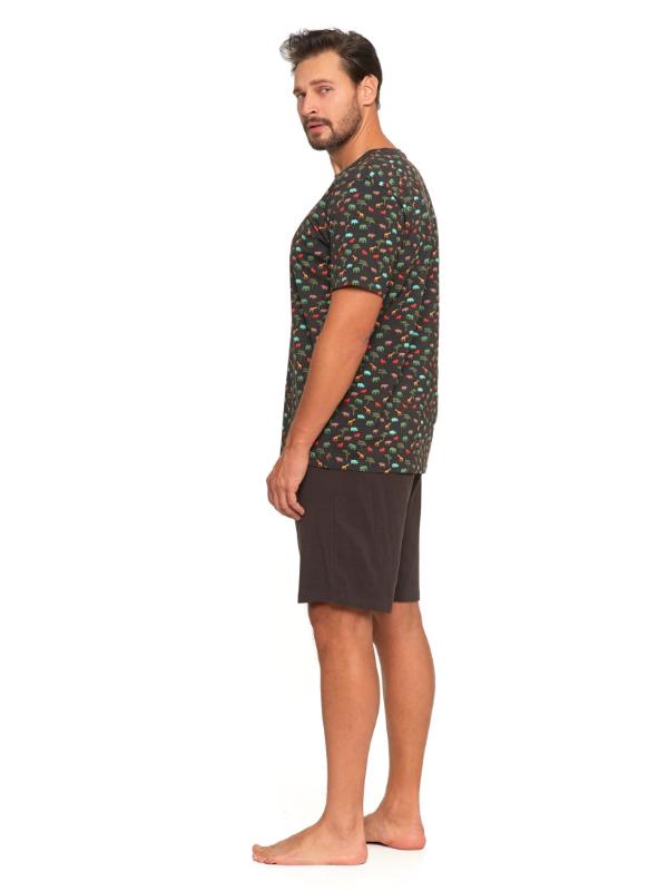 Pijama maro din bumbac