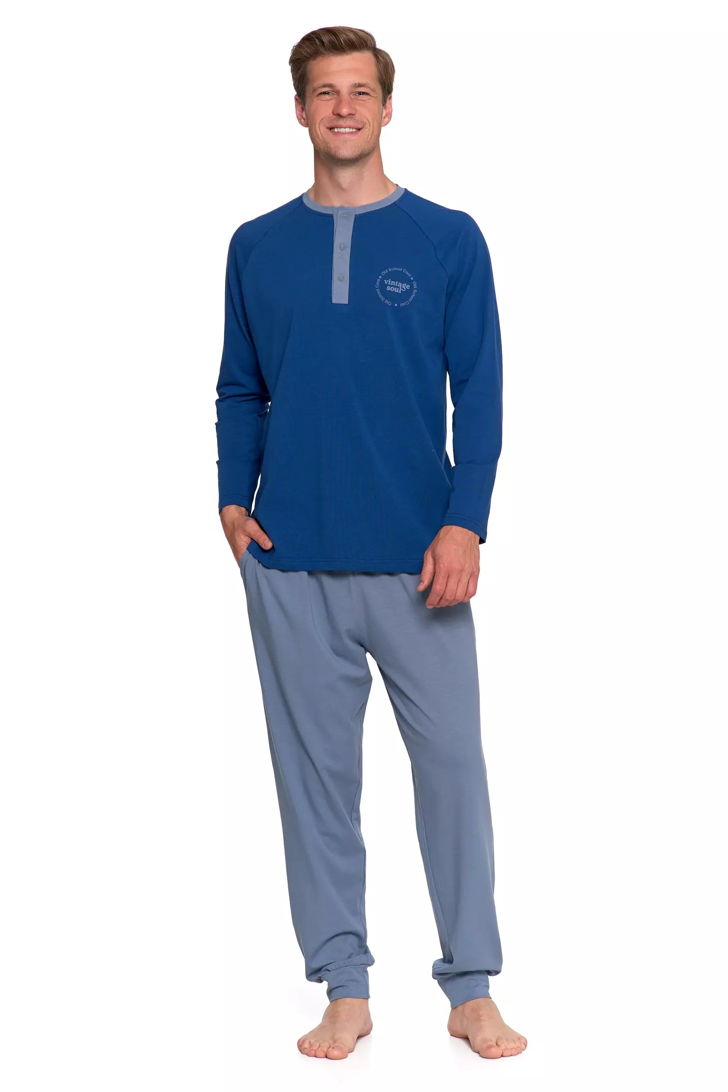 Pijama barbati cu mansete