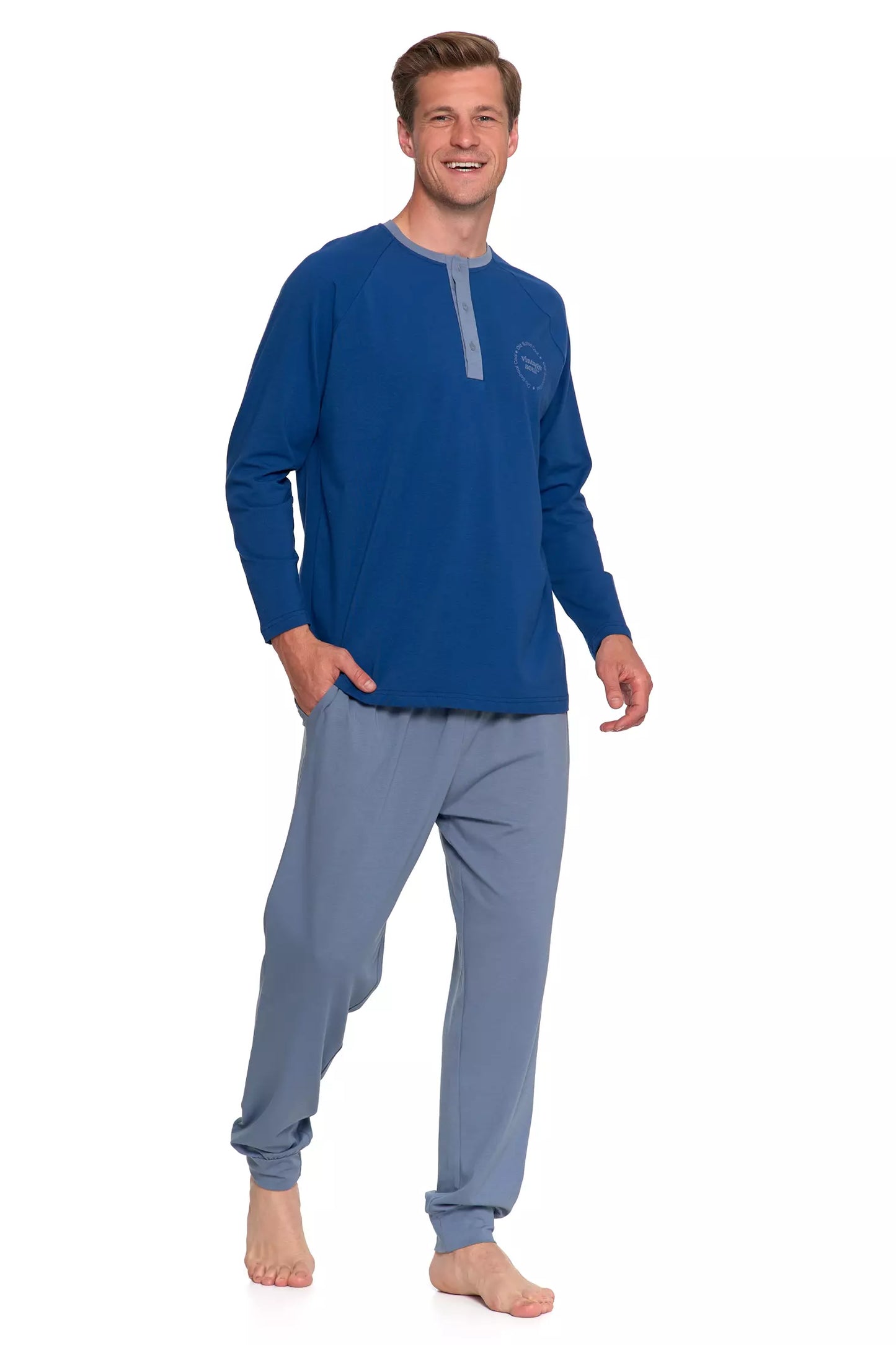 Pijama barbati cu mansete