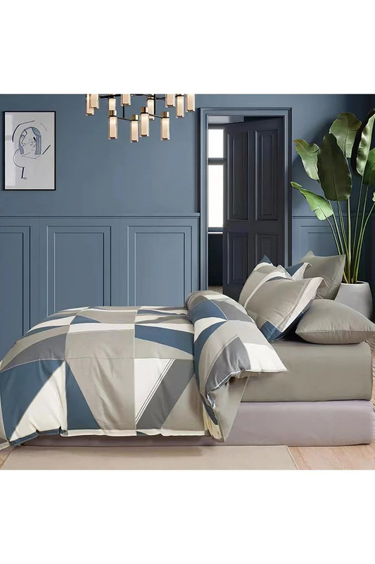 Lenjerie de pat percalle, gri