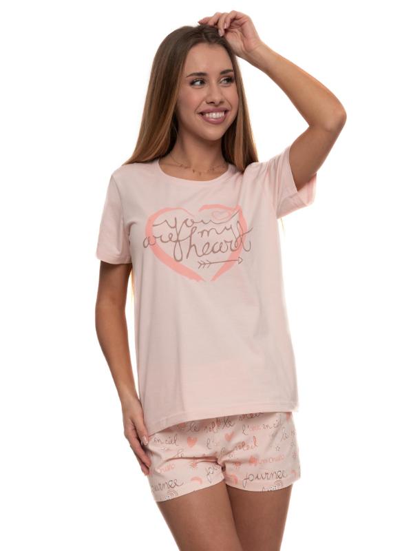Pijama cu mâneca scurtă "Heart"