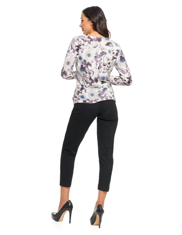 Bluza inflorata vatuita