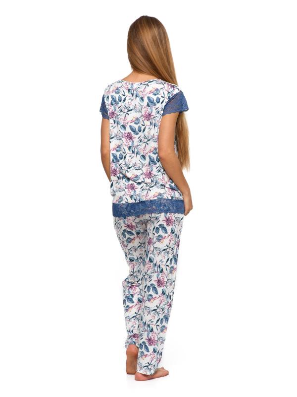 Pijama din vâscoza cu dantelă